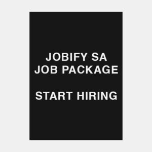 Jobify SA Job Package